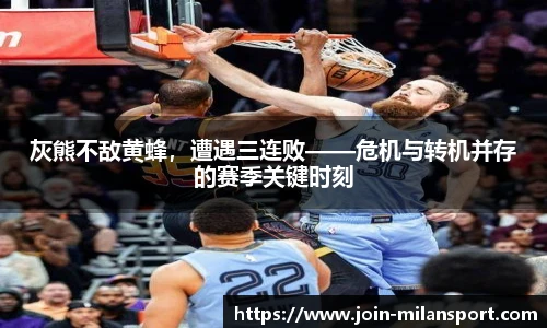 灰熊不敌黄蜂，遭遇三连败——危机与转机并存的赛季关键时刻