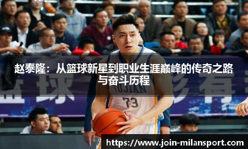 赵泰隆：从篮球新星到职业生涯巅峰的传奇之路与奋斗历程
